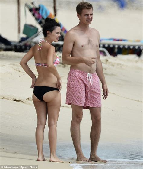 Rachel Bilson Shows Off Bump On Barbados Beach With Hayden Christensen