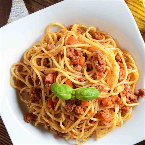 Cook and stir until fat starts to render, 5 to 7 minutes. The Best Spicy Spaghetti Bolognese Recipe by Archana's Kitchen