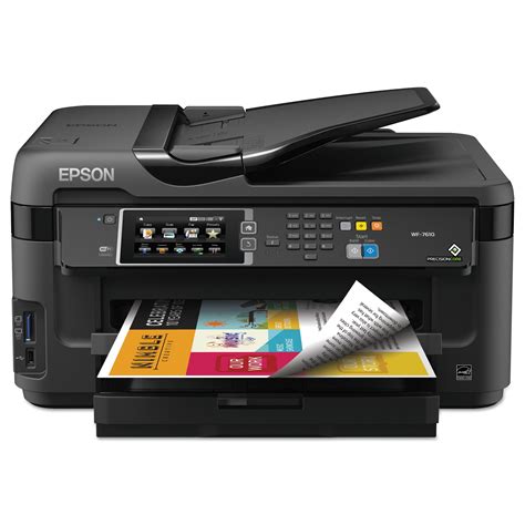 Epson Workforce 7610 Inkjet Multifunction Printer Color Copierfax