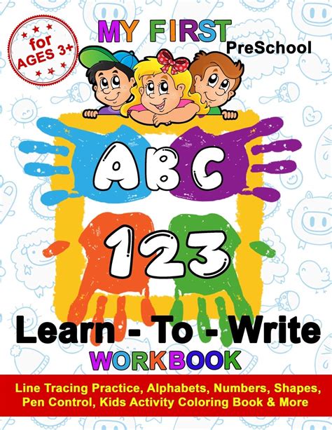 Buy My First Preschool Learn To Write Workbook Abc 123 For Ages 3