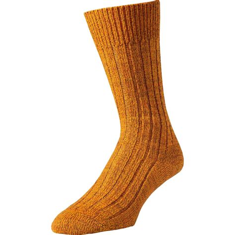 Gold Marl Country Sock Mens Country Clothing Cordings