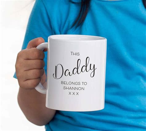 Personalised This Daddy Belongs To Mug By Chips And Sprinkles