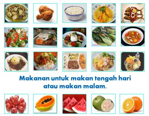 Makanan sehat lagu anak tema makanan dan gizi indonesia tentang. Keperluan Asas Manusia: Makanan Seimbang