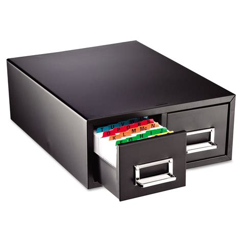 Steelmaster Drawer Card Cabinet Holds 3000 5 X 8 Cards 1838 X 16 X