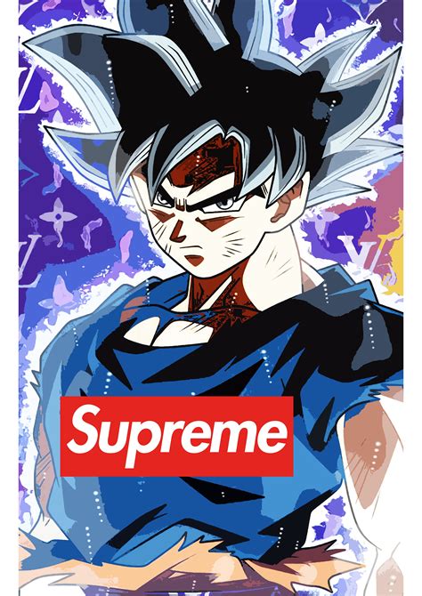 Dragon ball super wallpaper 6. Goku Supreme (A4) - DEATH