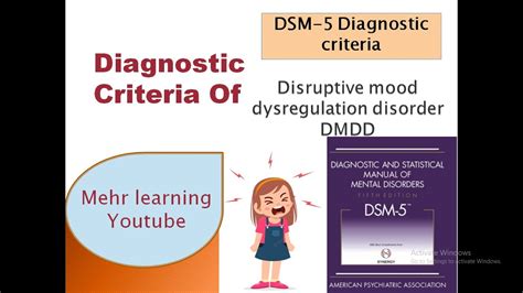 Dmdd Diagnostic Criteria In Dsm 5 Urduhindi Disruptive Mood