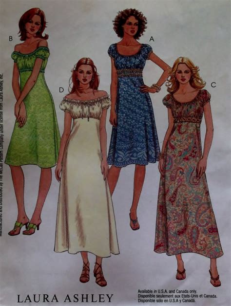 Laura Ashley Design Misses Dress In 2 Lengths Mccalls M 5039 Pattern