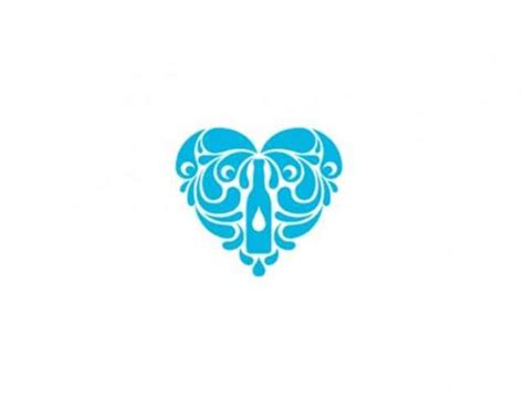 28 Inspiring Water Based Logos Water Logo Heart Logo Inspiration