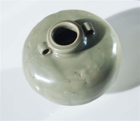 Large Longquan Antique Chinese Celadon Dragon Vase Yuan 1279 1368 Very