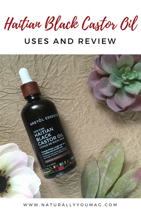 Haitian Black Castor Oil Uses and Kreyol Essence Review ...