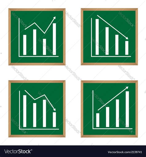 Different Graphs And Charts Royalty Free Vector Image