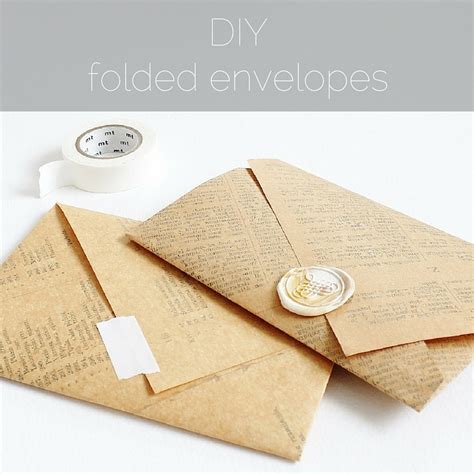 Diy Folded Envelopes — Paperiaarre