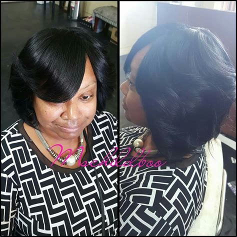Full sew-in *no leave out* bob | Love hair, Work ...