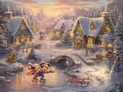 Check spelling or type a new query. New "Mickey and Minnie - Sweetheart Holiday" painting by ...