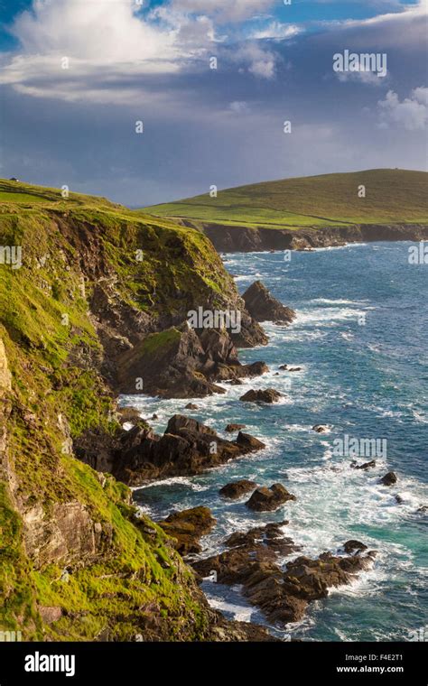 Rocky Coastline Of The Dingle Peninsula Near Dunquin County Kerry