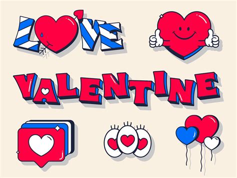 Dribbble Valentines Stickers Dribbble By Mat Voyce