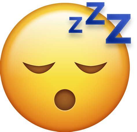 Sleeping Emoji Free Download Ios Emojis Sleeping Emoji Iphone