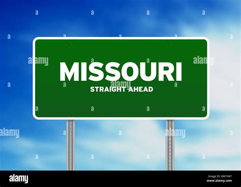 Missouri Highway Sign Stock Photo Alamy