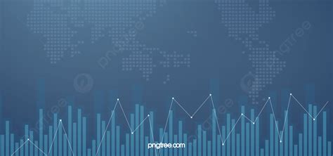 Minimalistic Style Stock Market Business Theme Web Banner Background