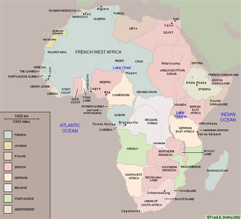 New imperialism  began in 1880s in africa; Blank Map Of Africa In 1914
