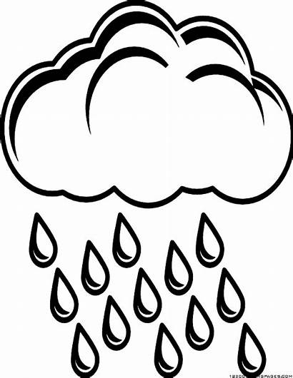 Rain Weather Monsoon Coloring Pages