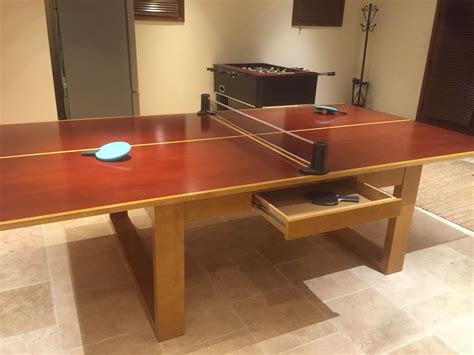 Custom Wood Ping Pong Table Workout Rooms Ping Pong Table Wooden