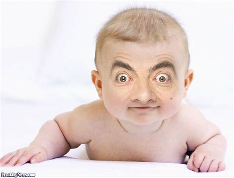 Pics Photos If Mr Bean Had A Baby Boy