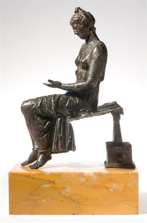 Statuette Of A Seated Woman Institute For The Study Of The Ancient World