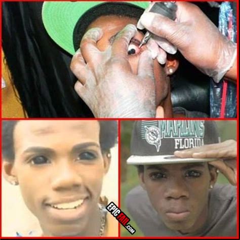 Alkaline Before And After Eye Tattoo
