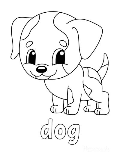 95 Dog Coloring Pages For Kids And Adults Free Printables