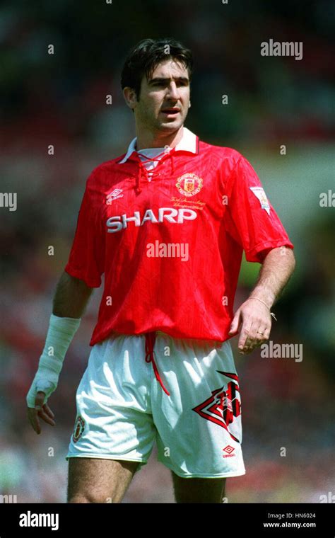 Eric Cantona Manchester United Fc 12 August 1993 Stock Photo Alamy