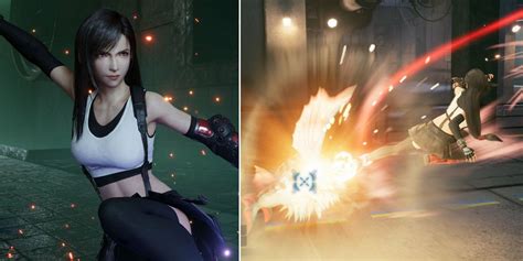 Final Fantasy 7 Remake All Of The Abilities Of Tifa S Weapons Ranked