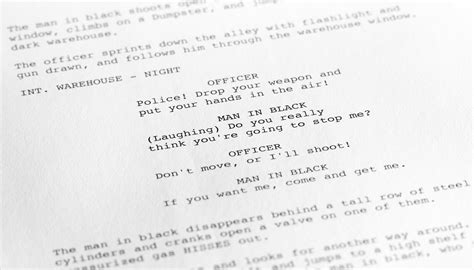 How To Format A Script With Examples Backstage