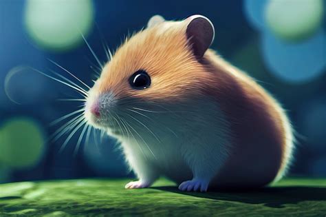 Premium Photo Cute Fluffy Hamster