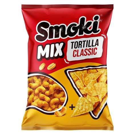 Smoki Flips Snack Mix Smoki I Tortilja Classic 90g Smoki Idea