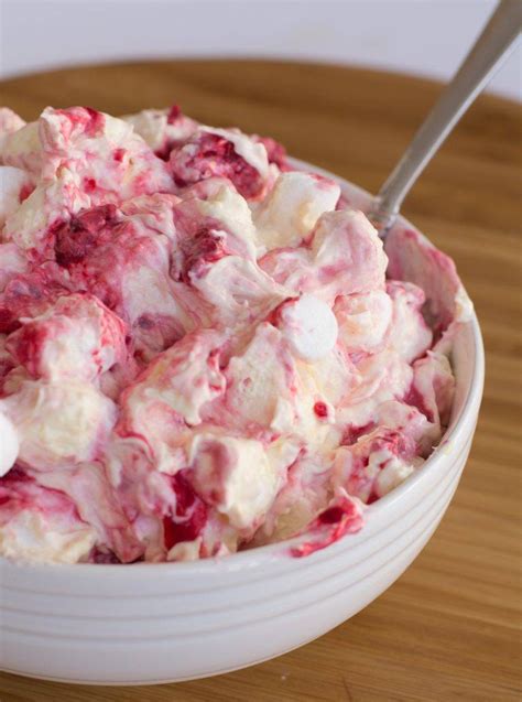 20 best low fat chocolate desserts. Raspberry Marshmallow Fluff Salad - My Recipe Magic