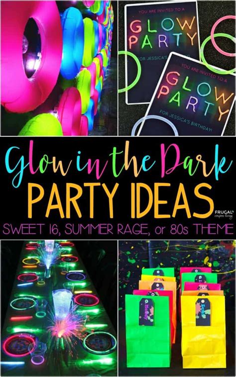 10 Diy Glow In The Dark Party Ideas