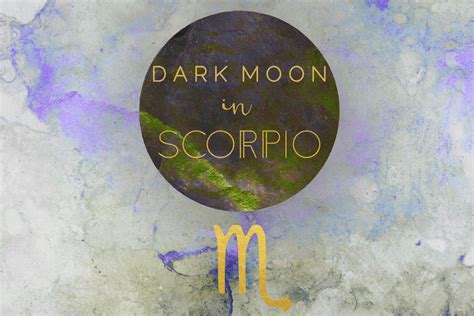 Waning Dark Moon In Scorpio November 24th 26th 2019