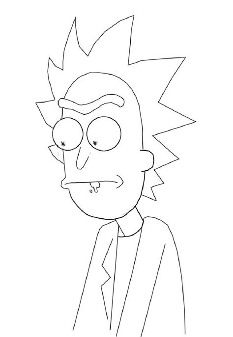 Yes we have pickle rick. Pin on Fun Coloring Sheet