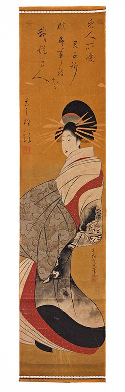 Conserving A Japanese Hanging Scroll National Museums Scotland Blog