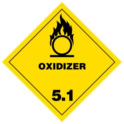 Organic Peroxide Hazmat Labels Transportlabels Com