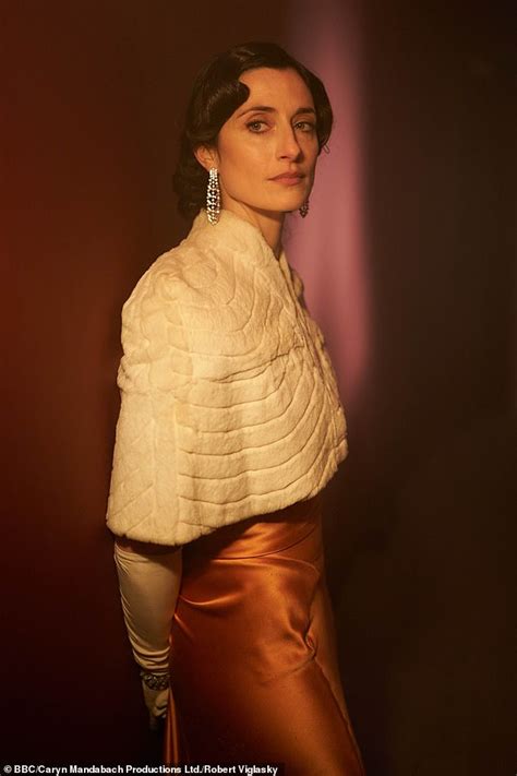 Peaky Blinders Natasha Okeeffe Wears 1930s Style Orange Dress In Series Six Promo Photos