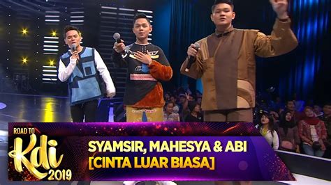 Lyrics for cinta luar biasa by tami aulia. JUARA! Syamsir, Mahesya, Abi, Marcel Aulia [CINTA LUAR ...