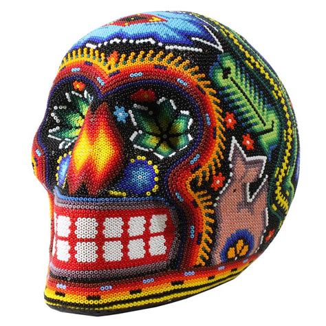 Huichol Bead Art Collection - Huichol Skull:Kumukemai ...