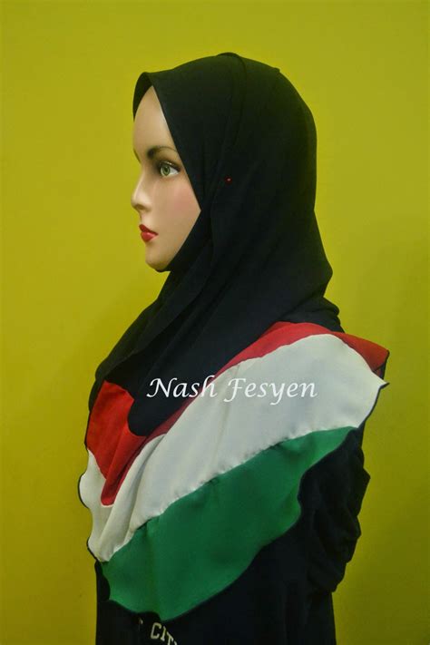 Warna chartreuse, warna lime, warna spring bud, warna law. Nash Fesyen: Shawl Palestin Dari Gabungan Warna Bendera ...