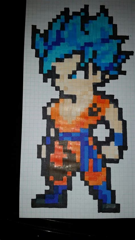 11 Ideas De Goku Pixel Dibujo De Goku Dibujos Pixelados Arte Images