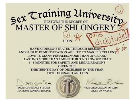 I Took A Grainy Screen Shot Of The Certificate From Sex Training And Made A Clear Copy That You