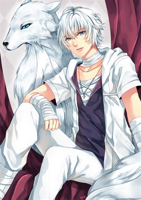 White anime wolves anime wolf wolf artwork anime. Arakunae Mobile Wallpaper #1385676 - Zerochan Anime Image ...