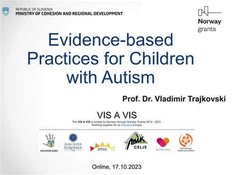 Vladimir Trajkovski Evidence Based Practices For Children With Autism Ppt
