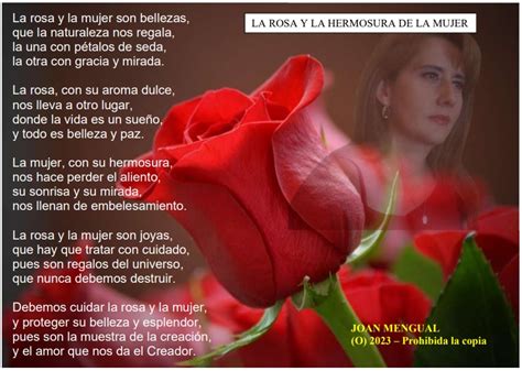 La Rosa Y La Hermosura De La Mujer Poemas De Amor